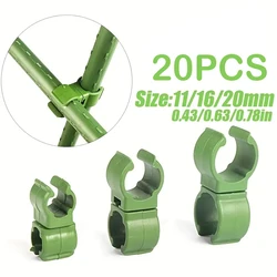 20Pack Plant Support Fixed Cross Clip Garden Climbing Rattan StentAccessories 360 Adjustable Plastic Fastener Suitable For Plant