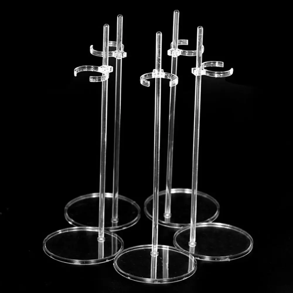 1/5 PCS High Quality 30cm Children  Transparent Support 1/6 Dolls Stands  Stand Figure Display Holder
