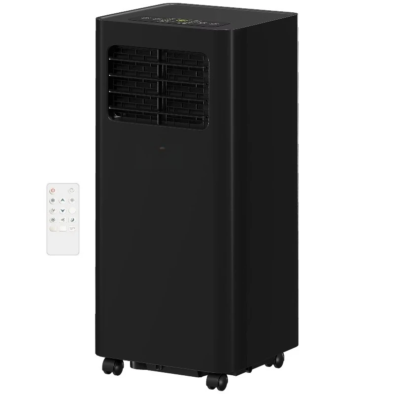 10000 BTU Mobile Air Conditioner with Dehumidifier Sleep 24H Timer Black Window Kit for Room or Car UK Plug Model D0100XUYFNA