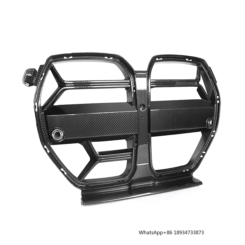 

Dry Carbon Fiber Car Front Grill for BMW G80 G82 G83 M3 M4 2021+ with ACC CSL Style Auto Parts with ACC Front Bumper Grill