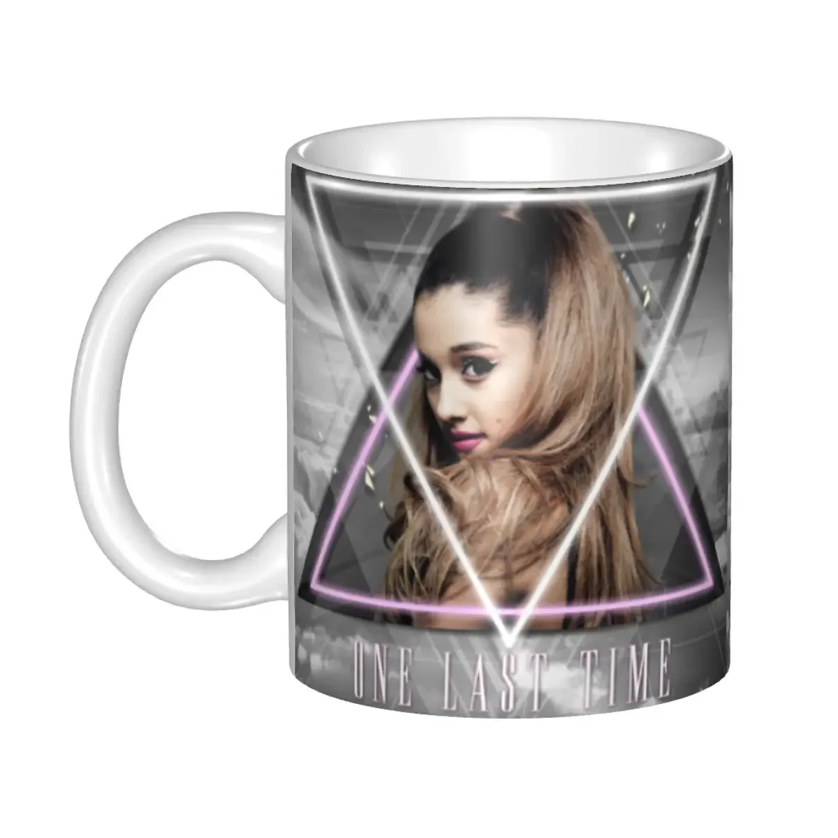 Pretty Arianas Grande Mugs Personalized American Singer Actor Ceramic Coffee Mug Cup Creative Gift