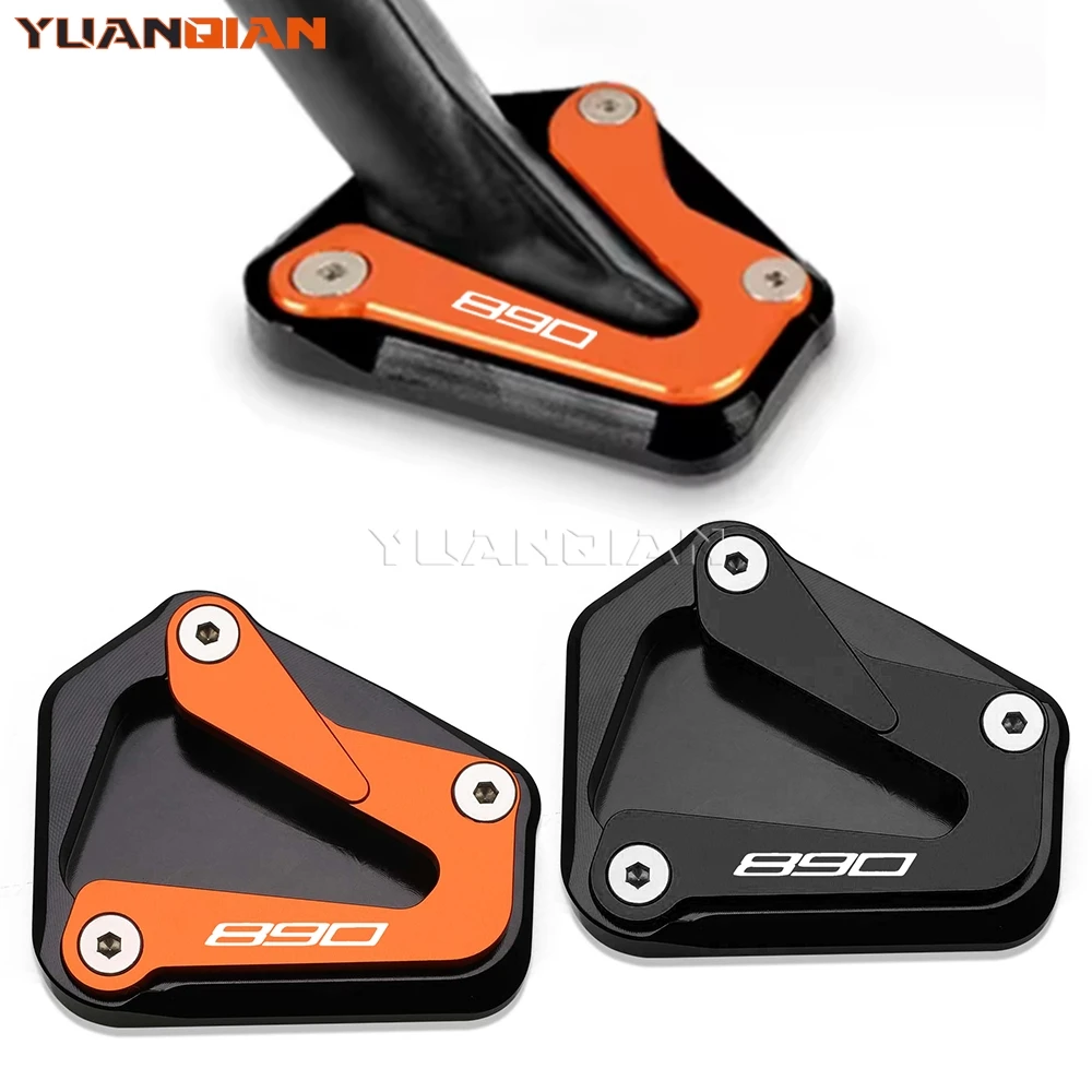 

For 790DUKE 890DUKE 790 Duke 890 Duke/L 2017-2026 2025 Motorcycle Kickstand Foot Side Stand Extension Enlarger Support Plate Pad