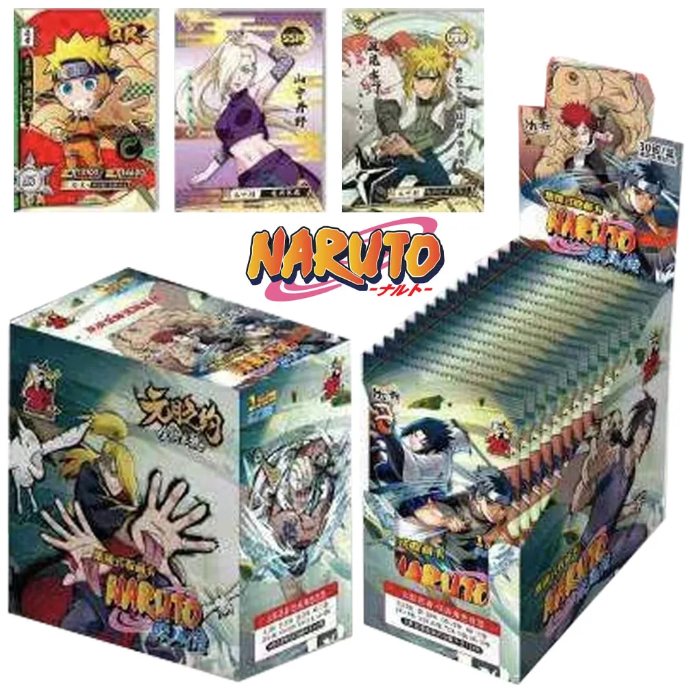 up-to-date Leka series NARUTO Collection Card Tsunade Sasuke Genuine Hot Stamping UR Limited Game role Card Kids Gifts box