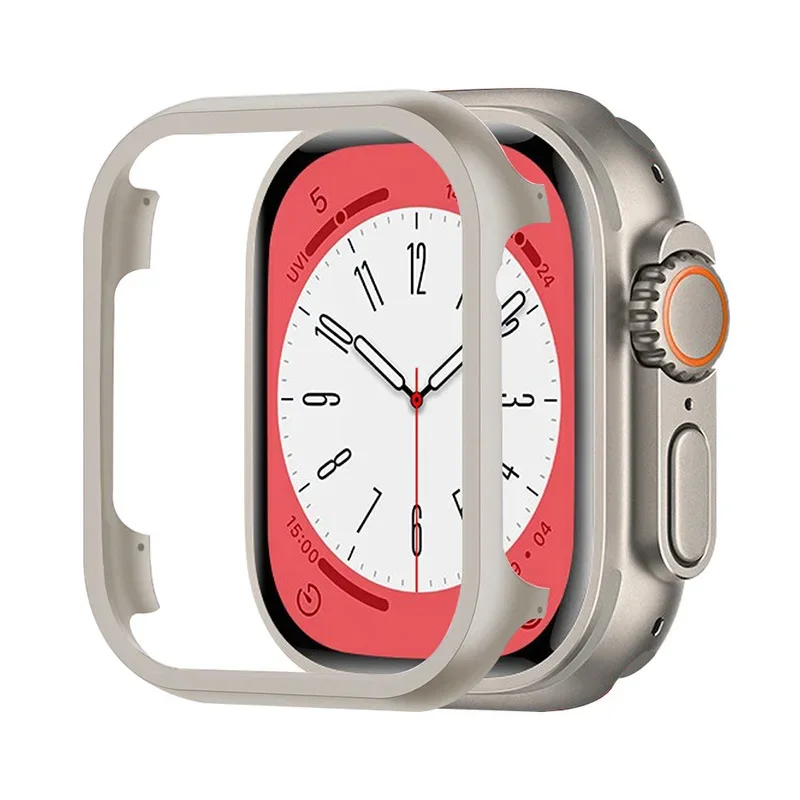 Apple Watch Ultra 2 49mm、10、9、8、7、46mm、42mm、45mm、41mm、iWatch 6、5、4、SE、44mm、40mm対応 アルミ合金製保護ケース/フレーム
