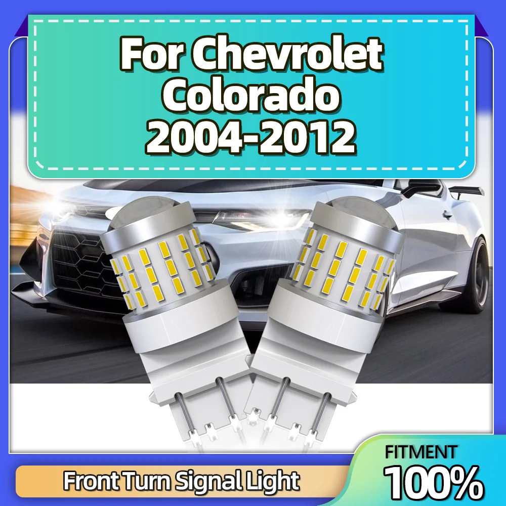 

2Pcs T25 3157 LED Front Turn Signal Light Bulbs 360LM For Chevrolet Colorado 2004 2005 2006 2007 2008 2009 2010 2011 2012