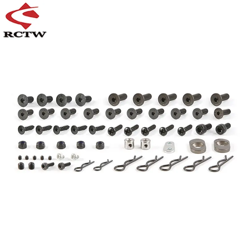 Screw Nuts DIY Kit Rc Car Repair Screws Fastener Set for Repairing 1/5 Losi 5ive T ROFUN ROVAN LT KingmotorX2 Truck Spare Parts