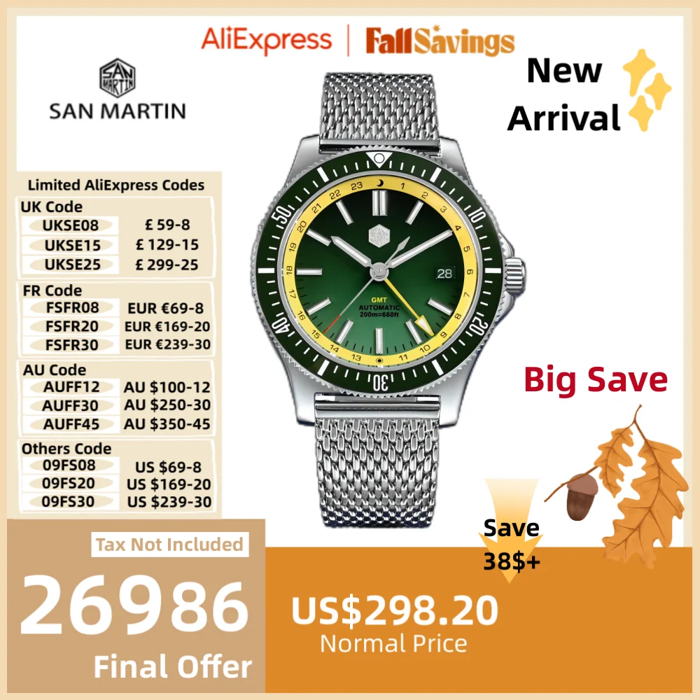 San Martin Original GMT 3H fecha