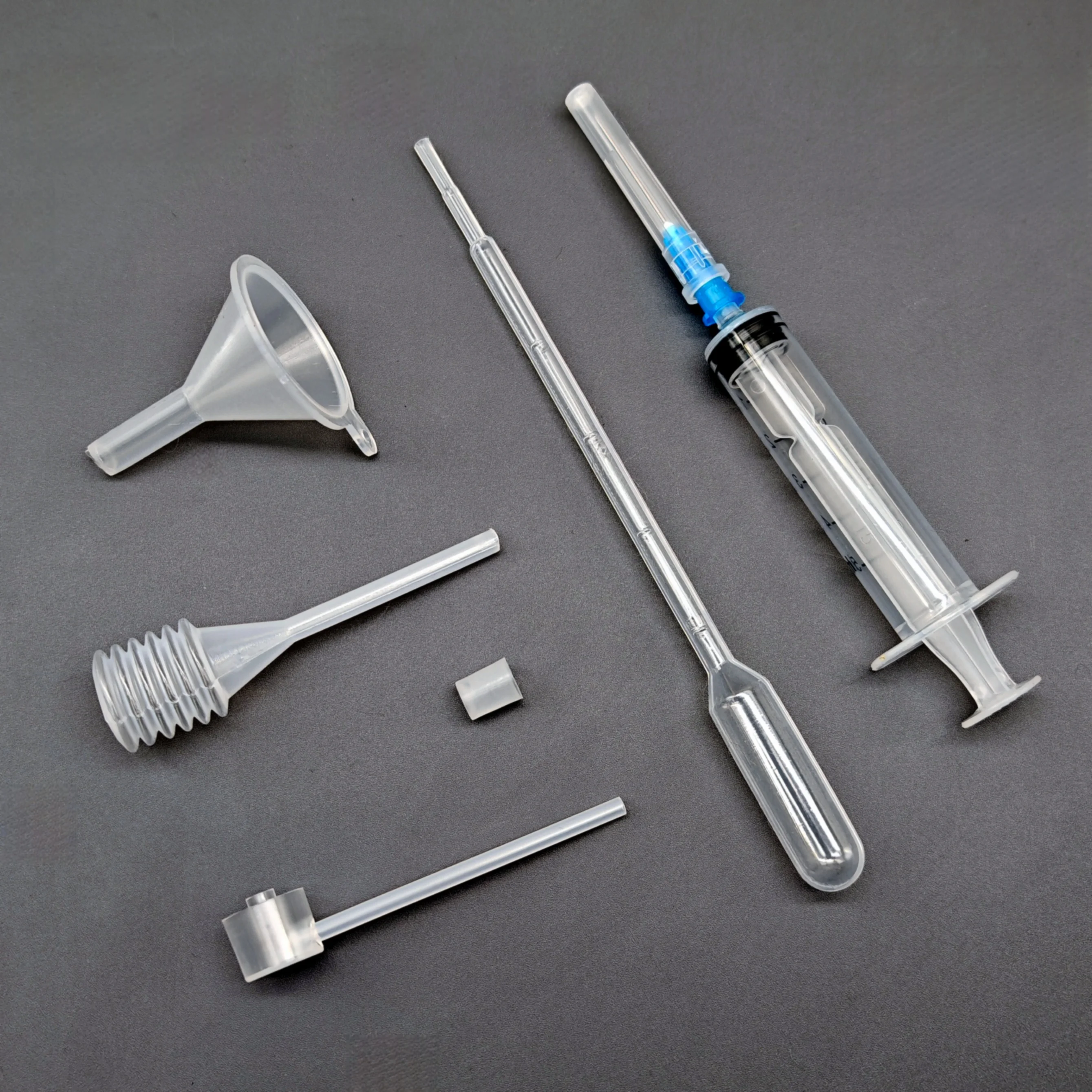 

6in1 Perfume Refill Tool Kit Plastic Clear Perfume Dispenser Transfer Tool Set Perfume Funnel Cosmetic Dispenser Pump