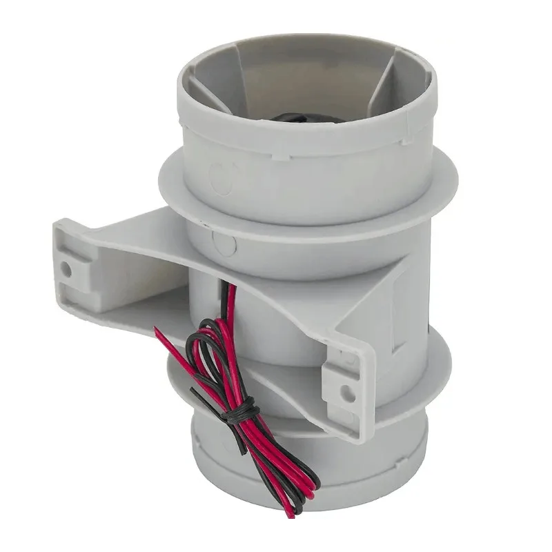 DC Blower Fan 3/4 Inch 12V Round Inline Exhaust Ventilation for Yacht RV Boat Marine Accessory