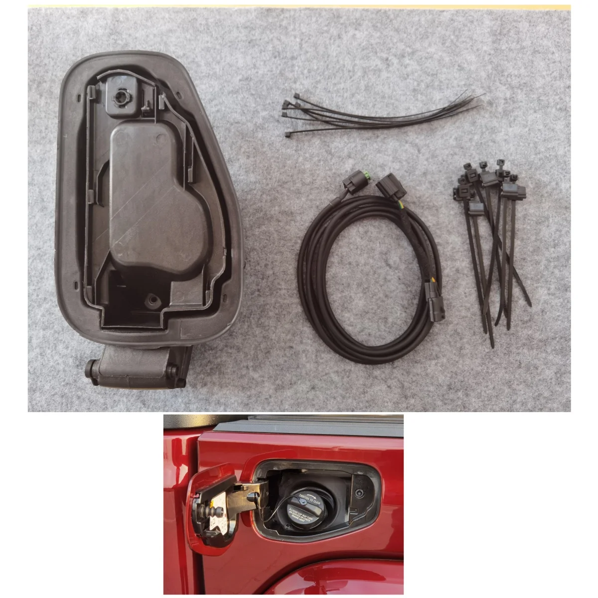 JT1016 JT  Electric Fuel Tank Cover ABS FOR  JT Gladiator 2020++ JT1016