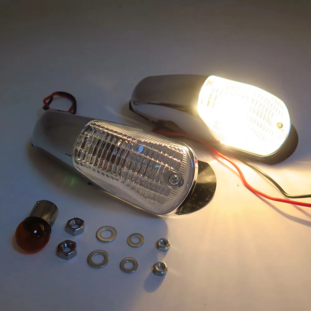 Motorcycle Parts Flash Turn Signals for Kawasaki 2006 2007 2008 2009 ZX ZX14 ZX14R ZZR1400 Clear 5