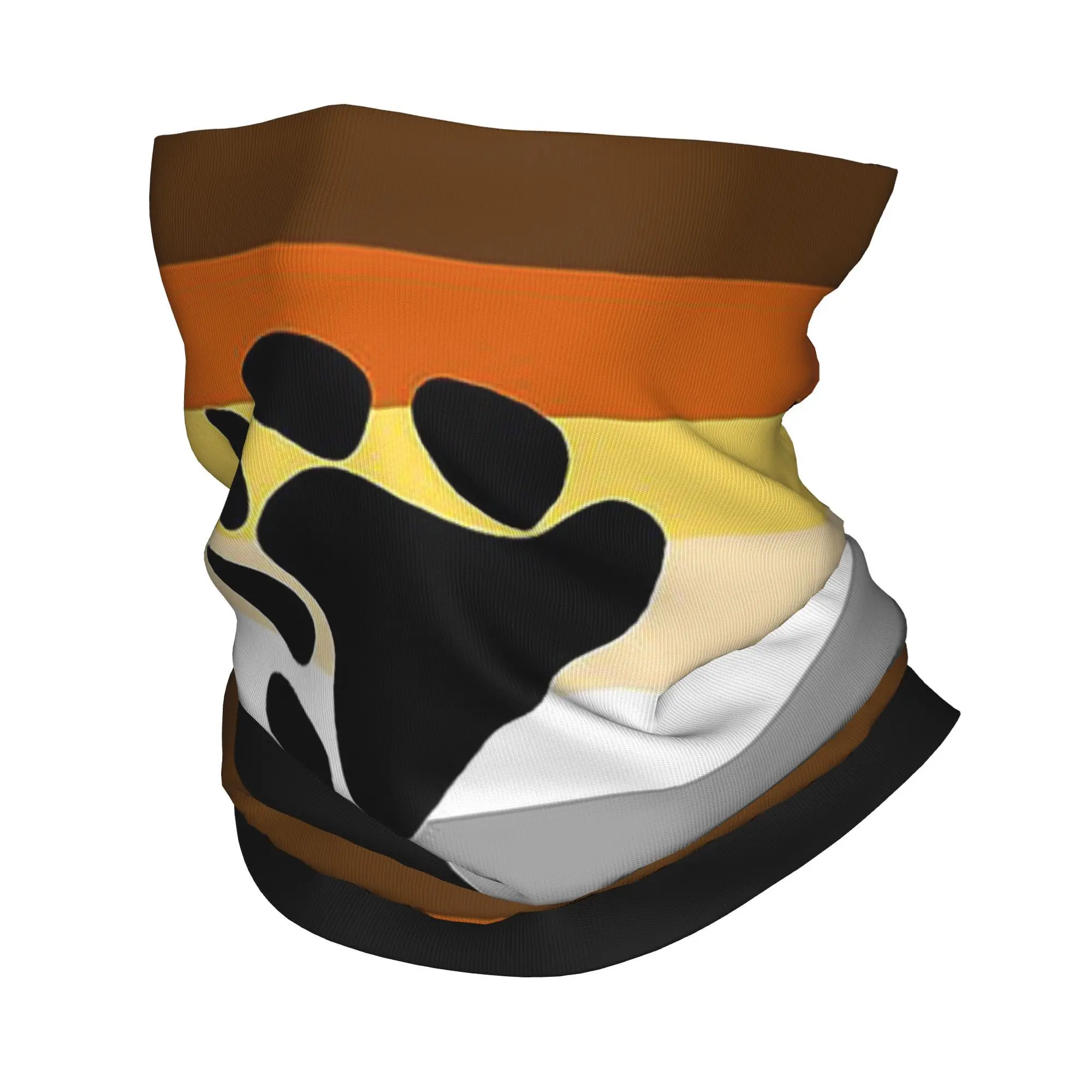 Lgbt مثلي الجنس الدب فخر العلم باندانا غطاء الرقبة المطبوعة التفاف وشاح متعدد الاستخدام الدراجات وشاح الدراجات للرجال النساء الكبار الشتاء #3