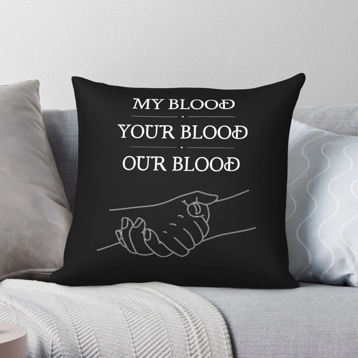 Our Blood Practical Magic Pillowcase Polyester Linen Velvet Printed Zip Decor Throw Pillow Case Car Cushion Cover 18