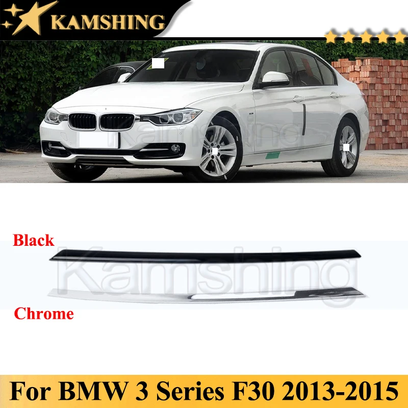 

Kamshing Black or Chrome Front Bumper Lower Strip For BMW 3 Series F30 F35 2013-2015 Front Bumper Lower Trim
