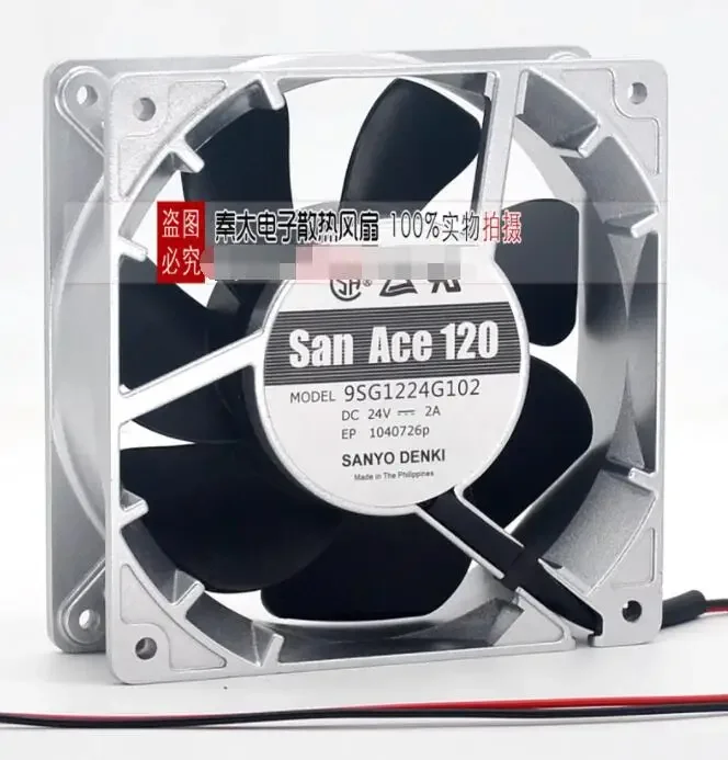 

Ltsf For SANYO DENKI 9SG1224G102 DC 24V 2A 120x120x38mm 2-Wire Server Cooling Fan 12cm