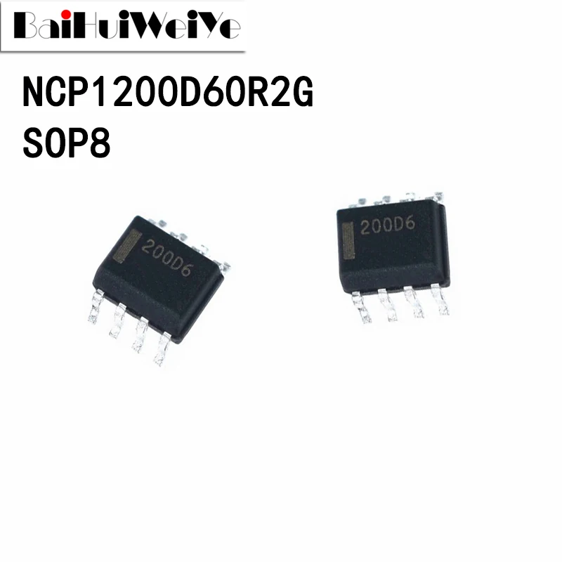 

10PCS NCP1200D60R2G NCP1200D60 200D6 SOP8 Timers SMD SOP-8 New Original IC Amplifier Chip Good Quality Chipset