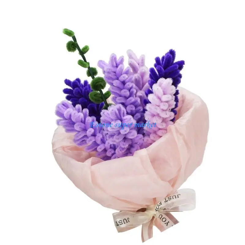 090B Flower Bouquet Making Kits,Pipe Cleaners Kits Chenilles Stems Art Crafts Supplies