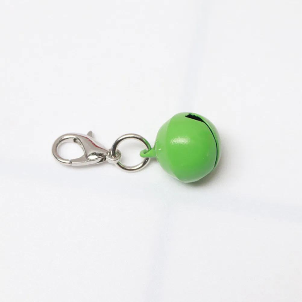 20Pcs Pet Metal Collar Bells Colorful Clip DIY Pendant Keychain Charms for Dog Cat Collar Pet Small Bells Small Dog Bell