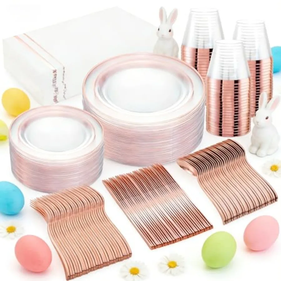 350PCS Rose Gold Pl…