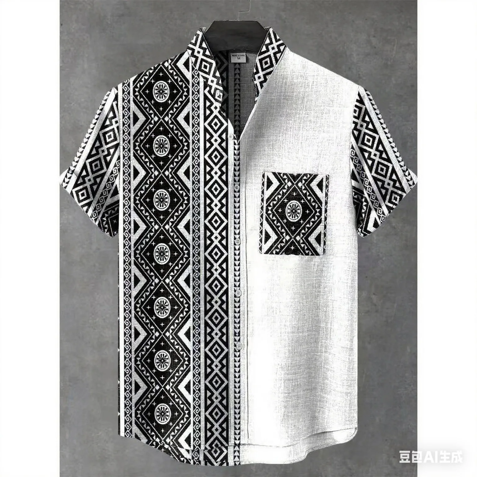 Race Style New Model Shirt Pattern Design Men's Printed Short-Sleeved Shirt Loose Plus Size Shirt S-6XL Fast Shipping
