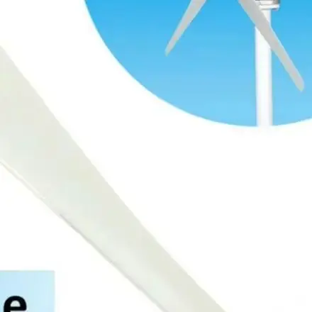 Wind for blades Wind for turbine for blades FRP Light Low Starting Torque Stable White 1pc 550mm Useful High Quality