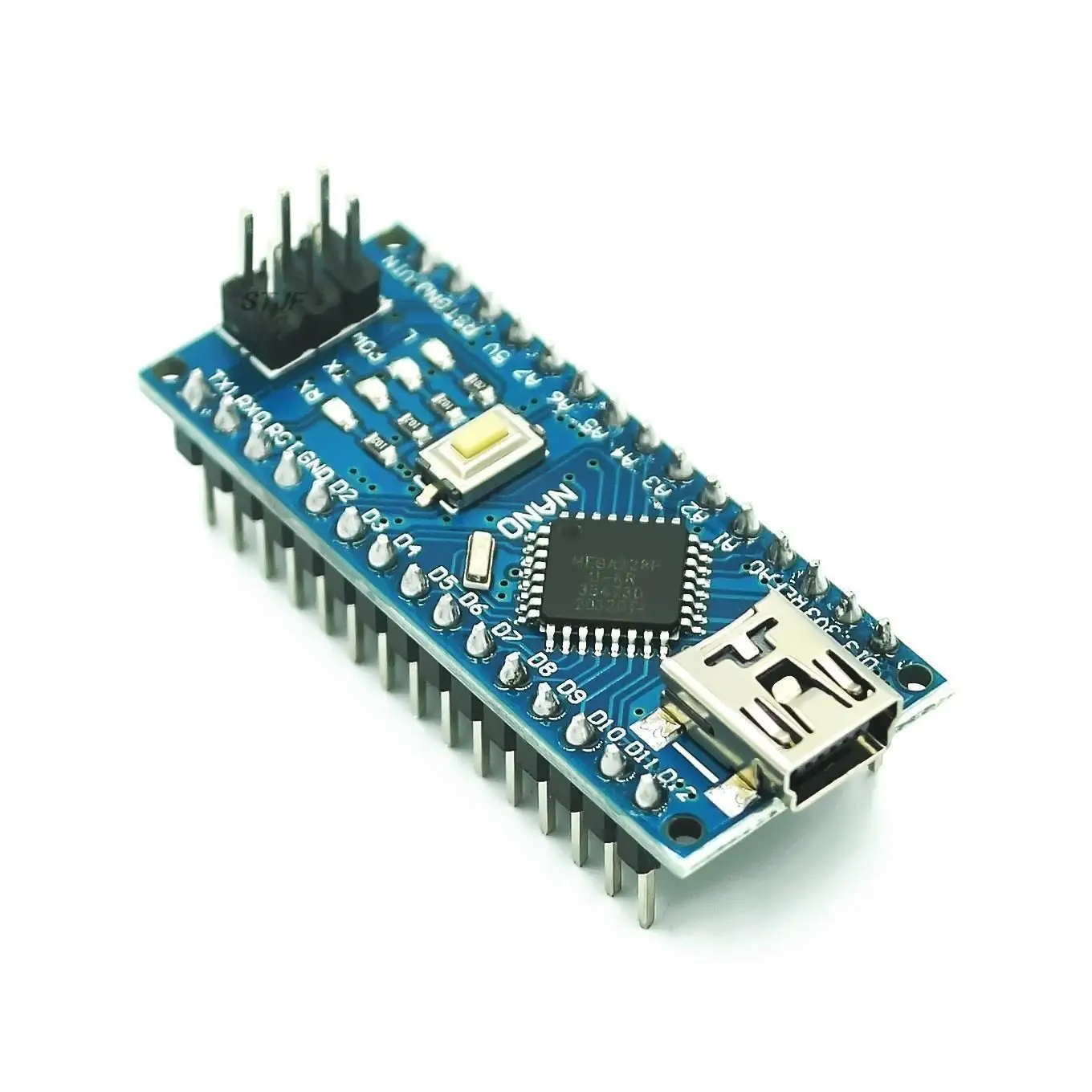 Mini / Type-C / Micro USB Nano 3.0 Met de bootloader-compatibele Nano-controller voor Arduino CH340 USB-driver 16Mhz ATMEGA328P