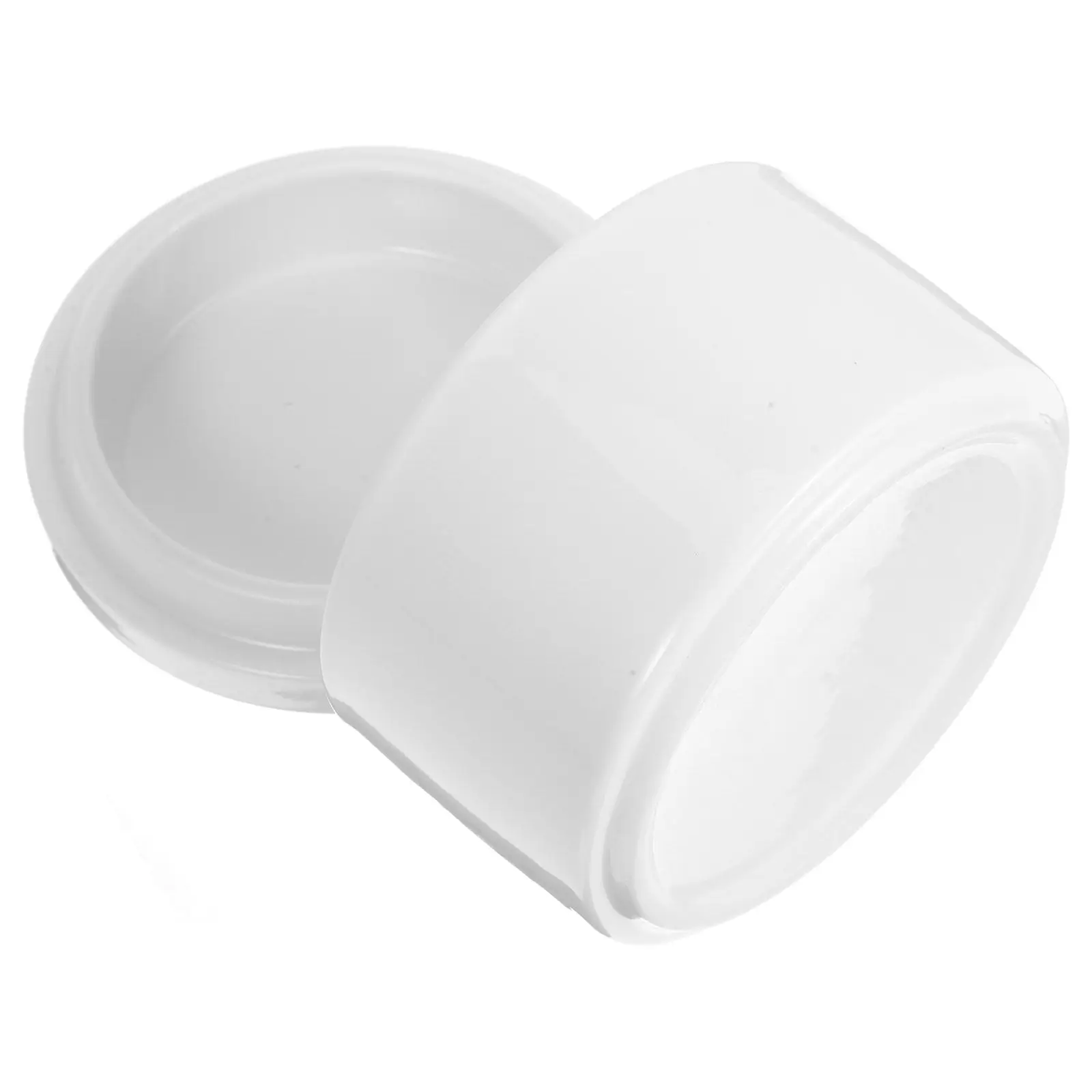 

Ceramic Round Jewelry Box White Delicate Earrings Organizer Storage Case Mini Compact Jewelry Holder for Rings Necklaces