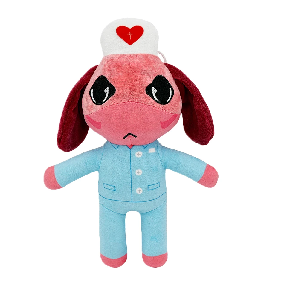 Horror Animal Hospital Game Surrounding Plush Doll Pendant Plush Doll Decoration Cute Animal Plush Toy Birthday Christmas Gift