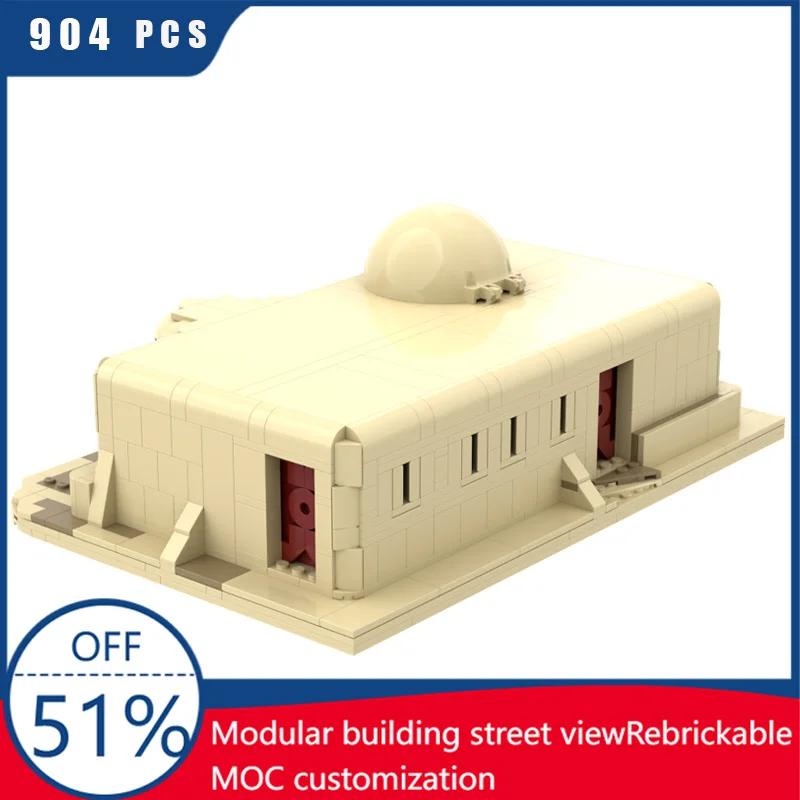 

904PCS MOC Star BattlE Hermit's House Model Building Blocks Bricks Diy Creative Assembly Educational Toys For Kids Festival Gift