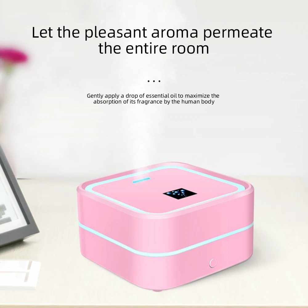 MultiColor LED Humidifier & Aromatherapy Diffuser  Compact for Car, Desk & Office Use