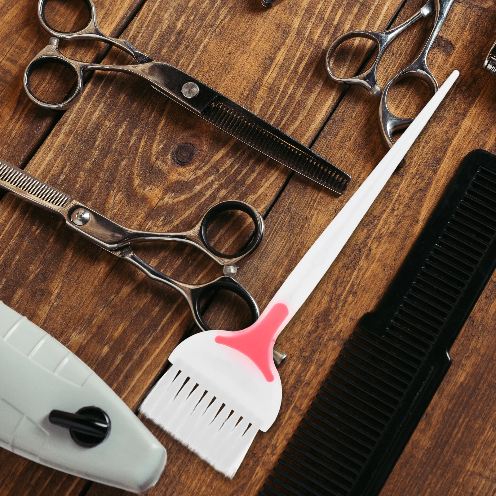 

3Pcs Durable Hair Dyeing Combs DIY Home Hair Tinting Tools Comfortable Handles for Easy Use in Different Hairstyles Accessory