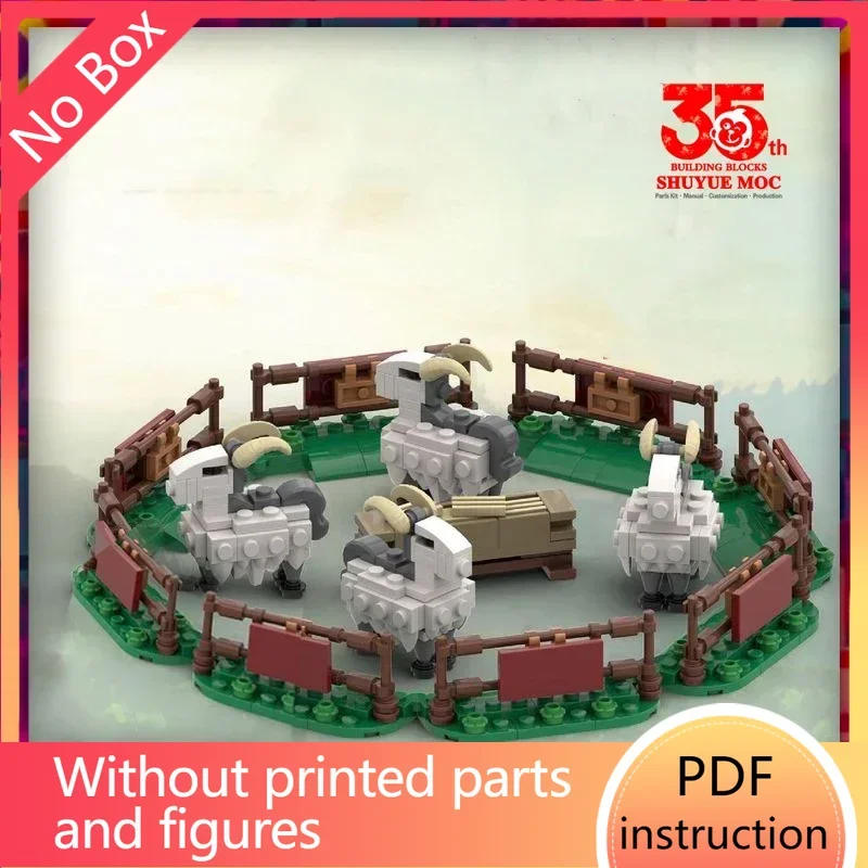 Symococo respiração selvagem jogo cena blocos de construção conjunto para reino lágrimas lenda tijolos brinquedos do miúdo presentes das crianças cabra penchristmas