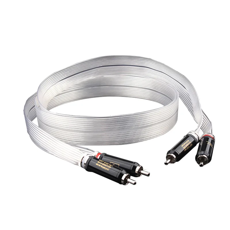 Xangsane/Elephant God, speaker ribbon signal cable Fever audio amplifier hifi double lotus audio cable