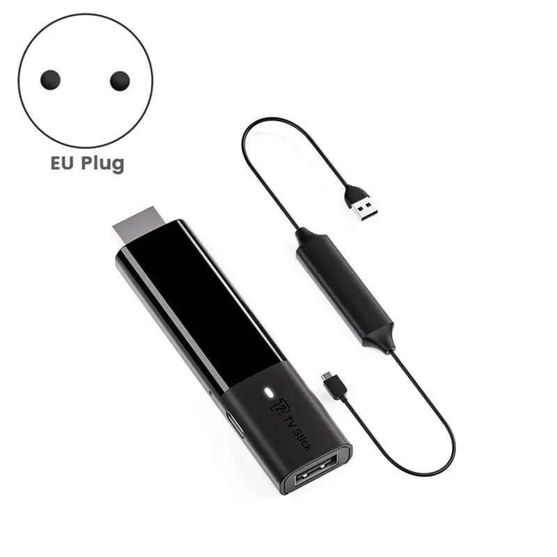 

A43M Mini TV Stick 2GB+16GB Android 11 TV Stick 4K HD Сетевая ТВ-приставка T2 Smart TV Dongle Сетевой плеер с вилкой EU
