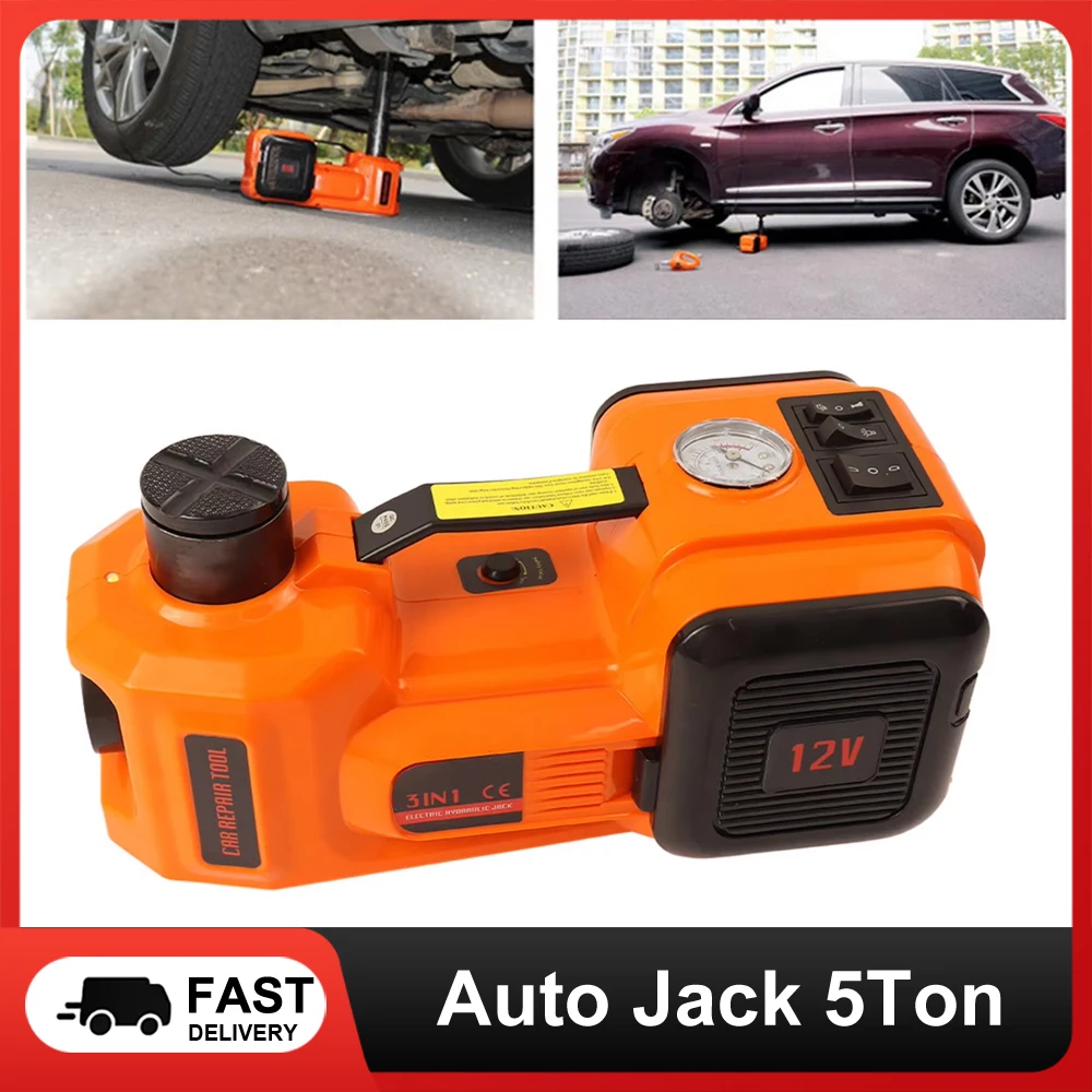 

Auto Jack 5Ton Jack 12V Automotive Car Electric Hydraulic Floor Jack Garage and Emergency Equipment Hydraulic Jack