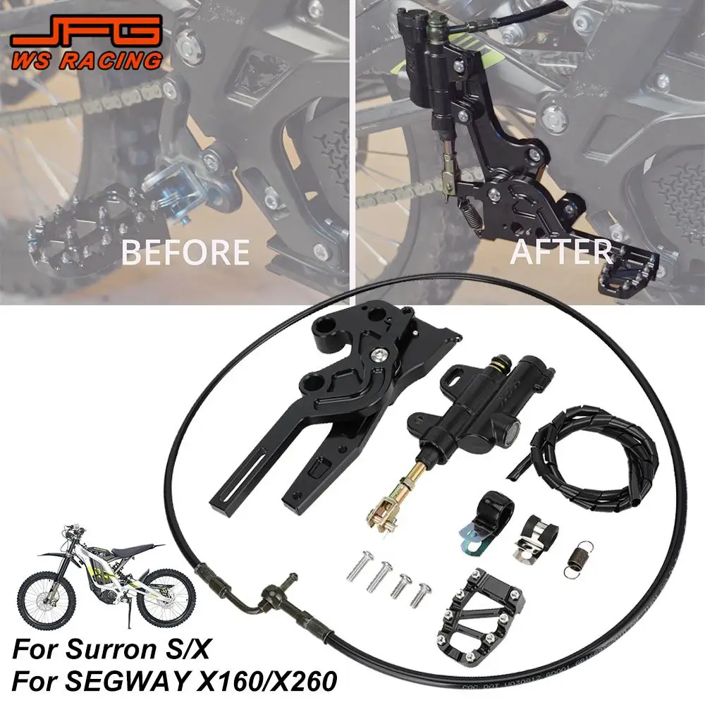 

Front Brake Caliper Pedal Set Motorcycle Brake Hose Lever For Surron Sur Ron Sur-Ron Lightbee Light Bee X S Segway X160 X260