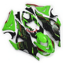 Motorcycle For ZX6R 636 2024 2025 ZX 6R Full Fairing Kit Bodywork Cowling Green floral red KRT print line design