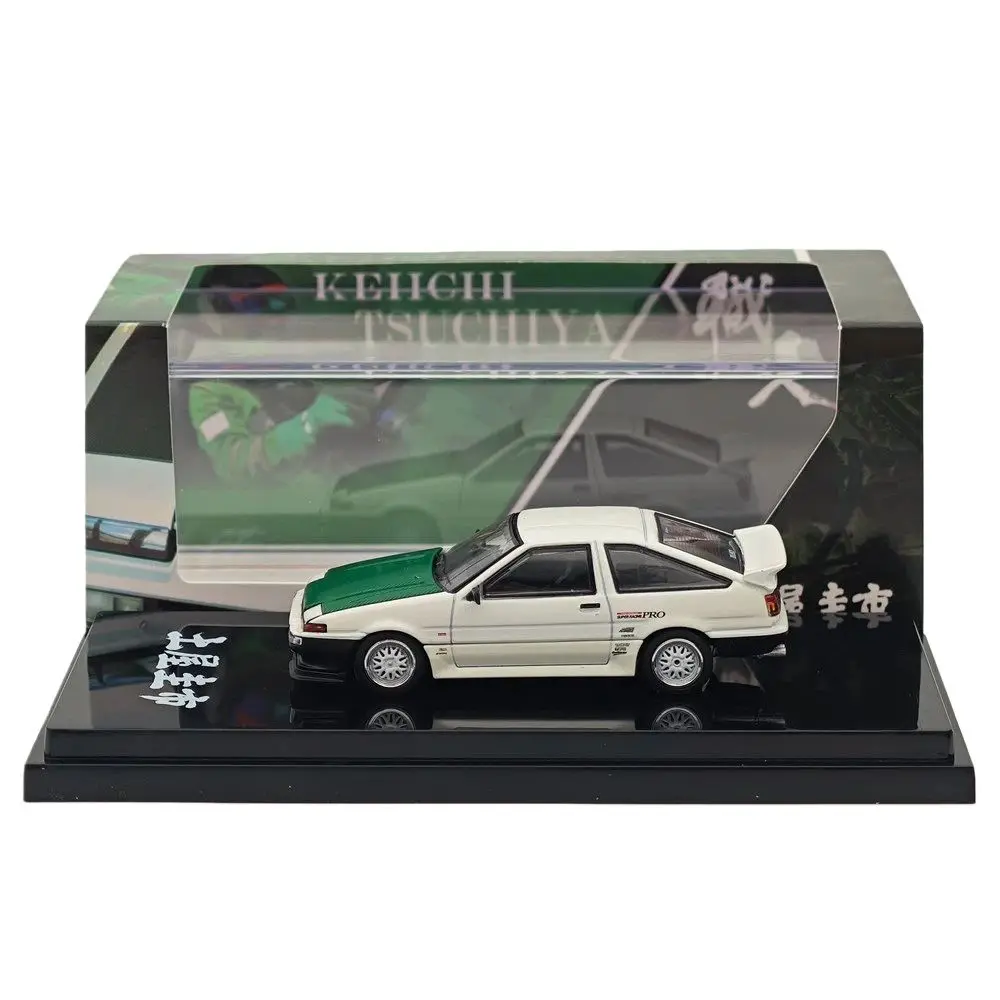 Hobby HJ64 1/64 for Sprinter Trueno (AE86) Dori Dori Mesh Wheel Drift King HJ646052BDK Diecast Model Car Miniature Collection