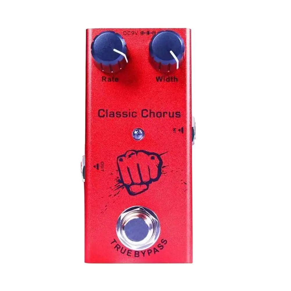 Guitarra elétrica Pedal de Efeitos, Vintage Overdrive, Crunch, EUA Baixo, analógico, sonho final distorção, Delay, V0Y4