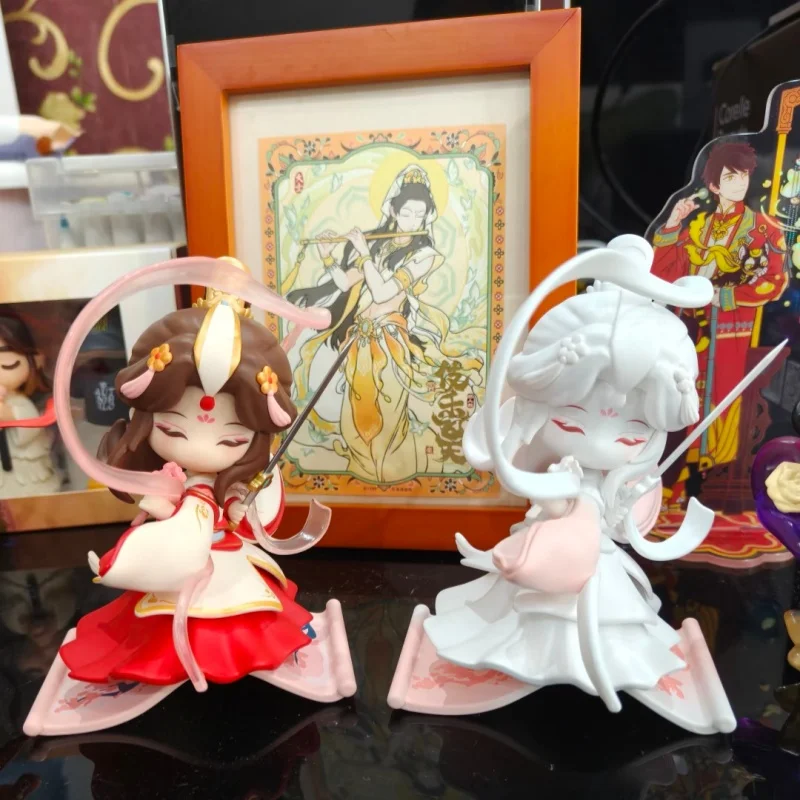 

Подлинные небесные чиновники, благословение, слепая коробка, серия блестящих цветов, загадочные коробки, фигурки аниме, модель, украшение для комнаты, подарки для девочек