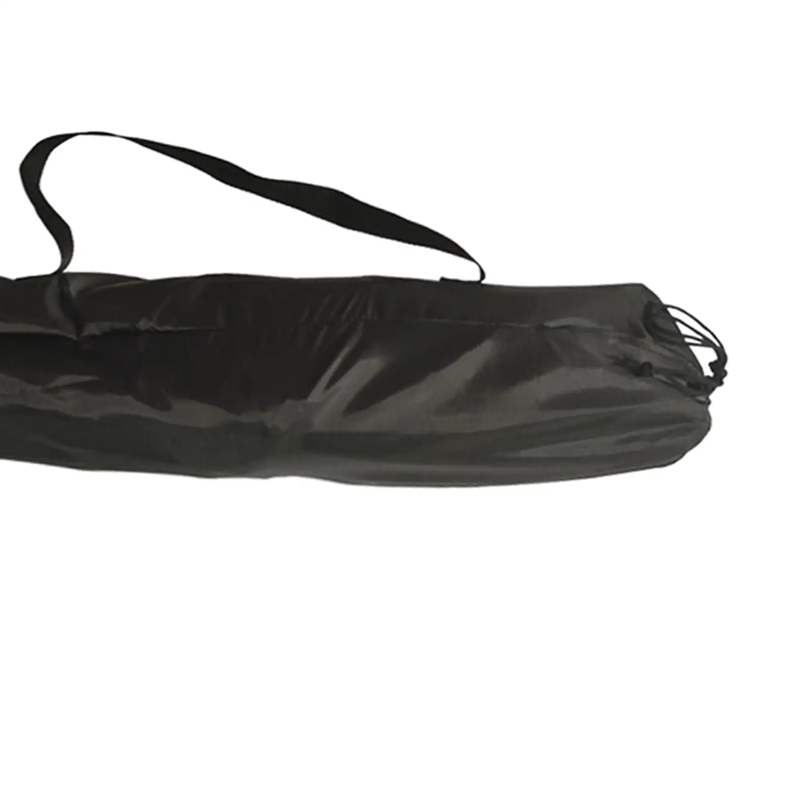 Bolsa para silla plegable, bolsa para cosas con apertura con cordón, bolsa para tienda portátil resistente, bolsa pequeña para taburetes para viajes de senderismo al aire libre (negro)