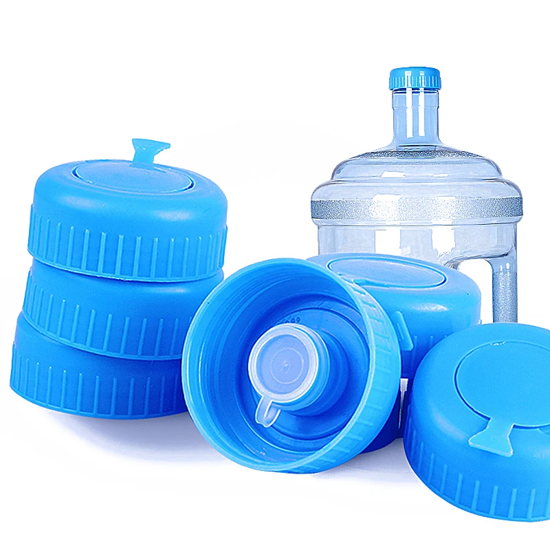 Non Spill Caps Replacement Non-Spill Water Jug Caps Reusable Water Bottle Snap On Cap Anti Splash Peel