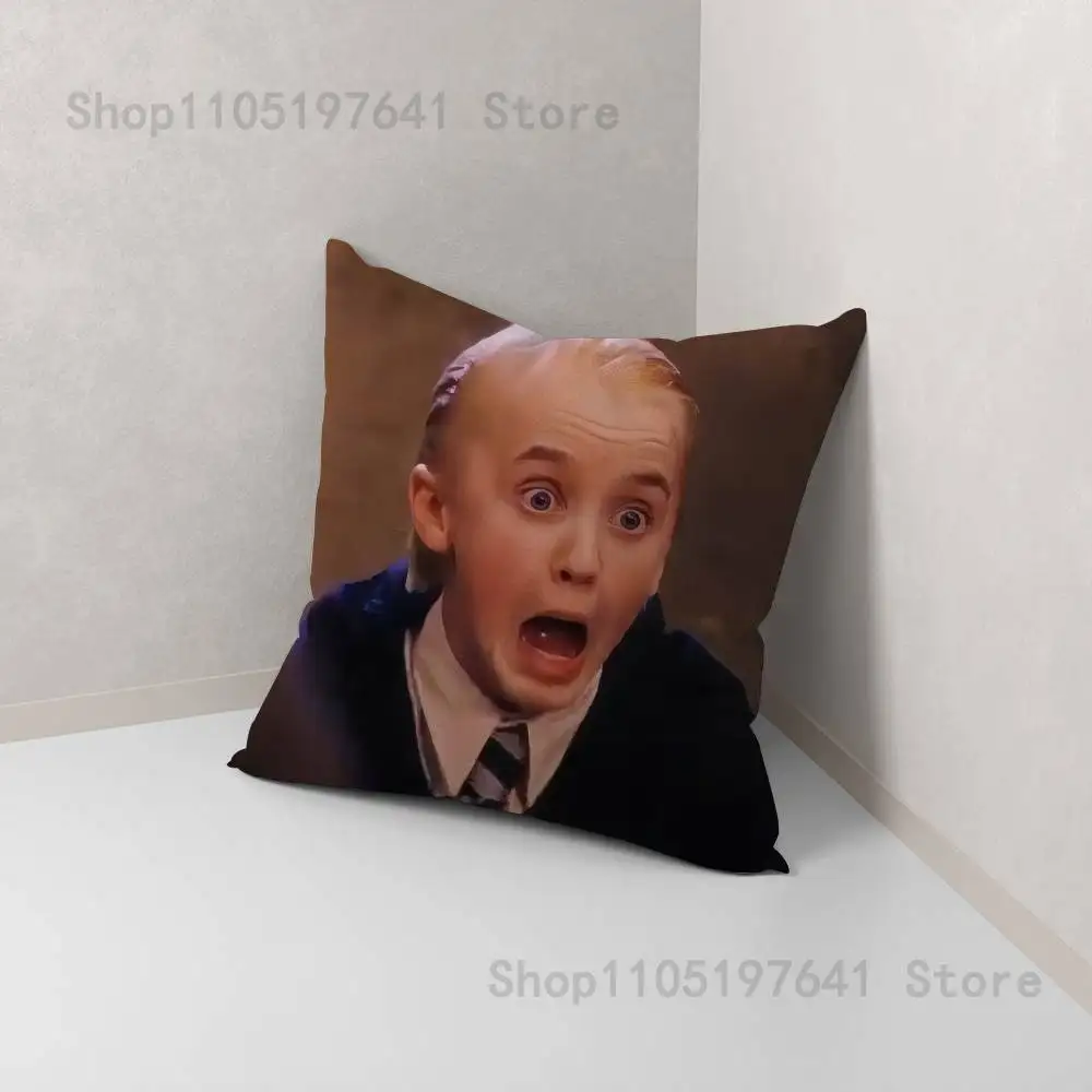 Actor D-Draco M-Malfoy Pillow Case For Sofa Decor Car Office Room Printing Cushion Cover Decorations and Protector