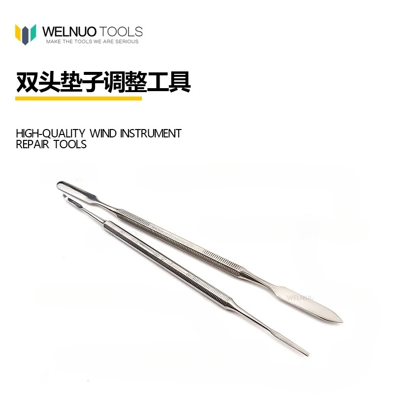 Saksafon Flüt Klarnet için Rüzgar Enstrümanı Onarım Aracı Çift Kafalı Ped Ayarlayıcı - Nefesli Müzisyenler ve Ba için Temel Araç