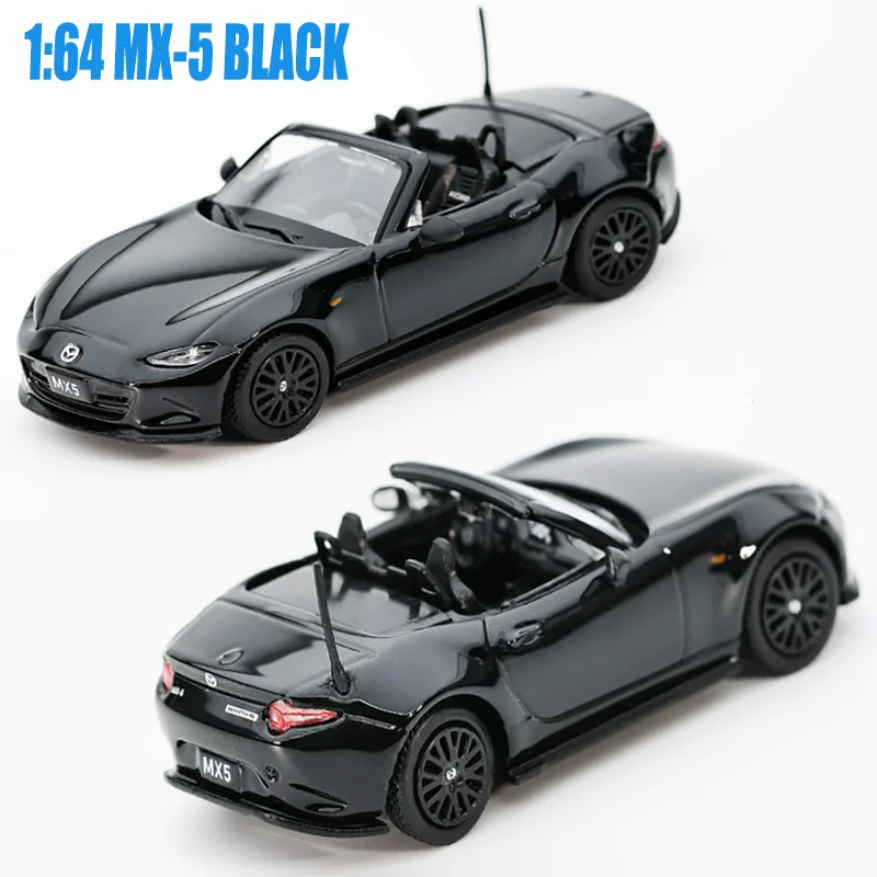 

GCD Enchery 1:64 Scale MX-5 BLACK Alloy Car Mode Collection Simulation Toy Adult Gift Static Display