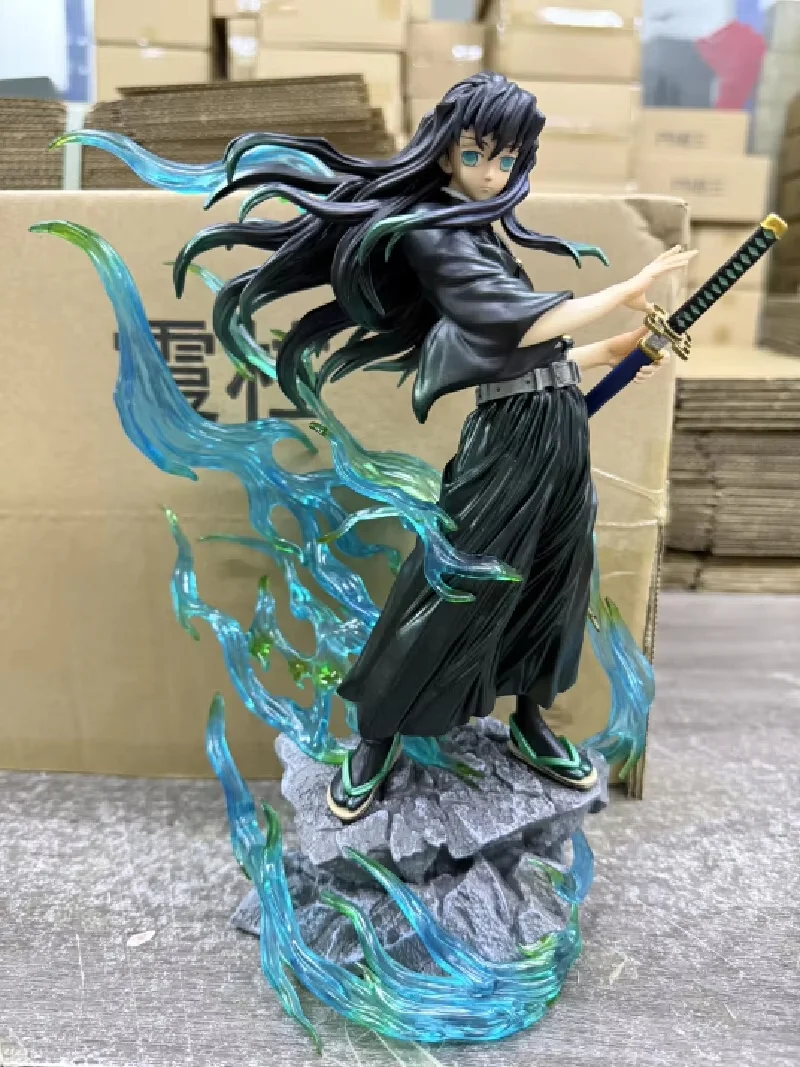 

33cm Gk Hashira Tokitou Muichirou Kisatsutai Anime Figure Demon Slaye Model Statue Ornament Collectibles Action Dolls Toys Gifts