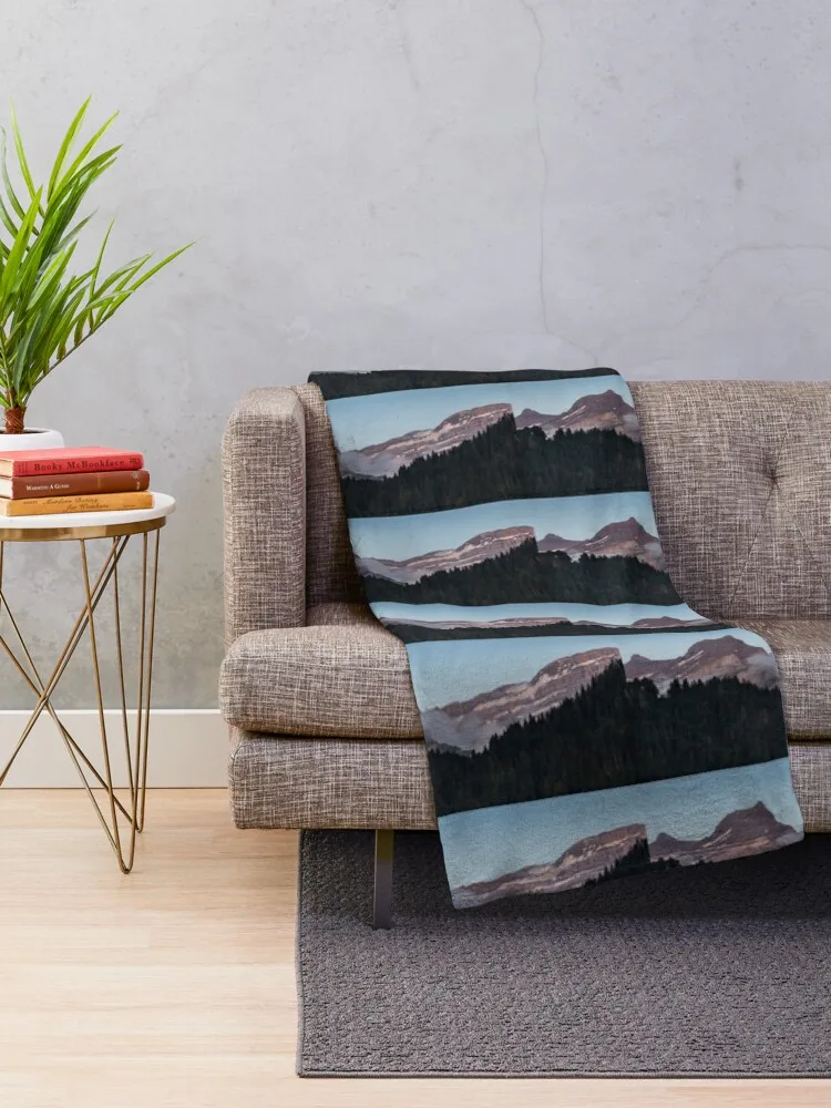 Les Diablerets Massif Sunset Switzerland Throw Blanket for sofa Blankets For Baby Blankets