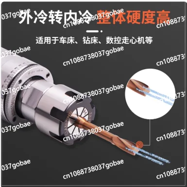 Floating Reamer Holder with Internal Coolant for High-Pressure Machining  and Hydraulic Cylinder Boring