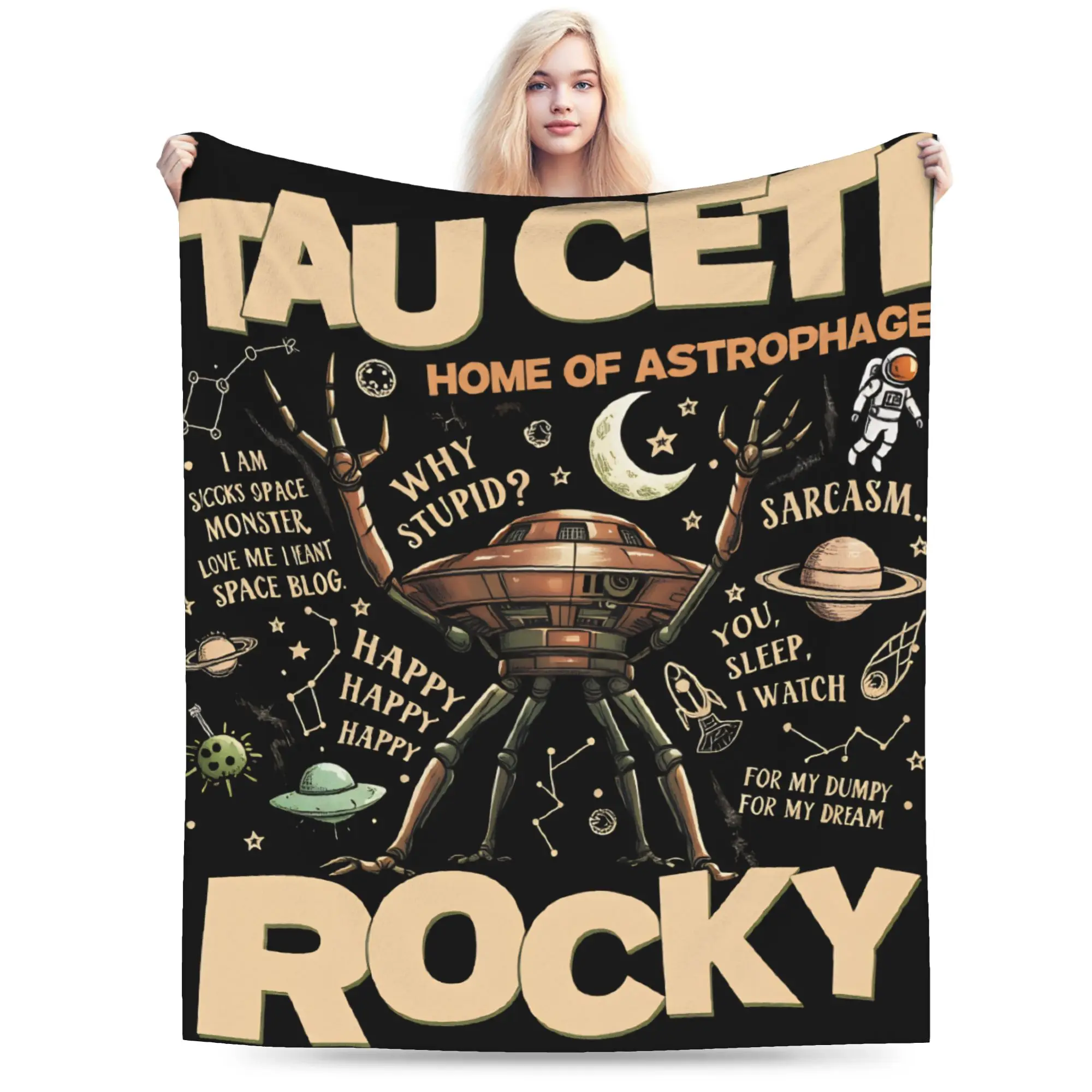 Project Hail Mary 2026 Blanket Winter  Warm Soft Throw Blanket For Adults Child Chair Sofa Bed Flannel Bedspread Bed Cover
