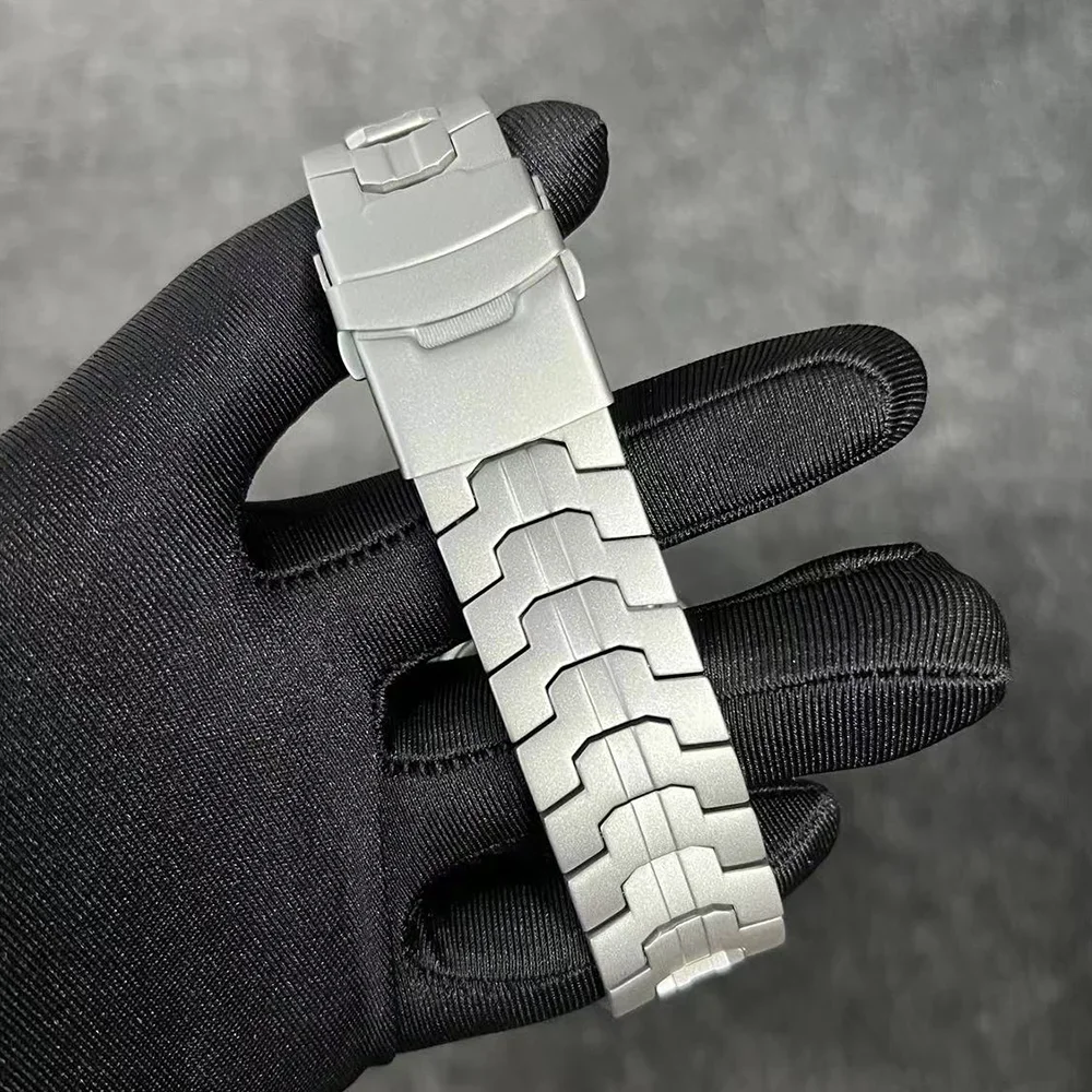 Ремешок титановый для Apple Watch Band 49 мм 45 мм 44 мм 42 мм, роскошный металлический браслет из нержавеющей стали для IWatch Ultra 9 8 7 6 5 4